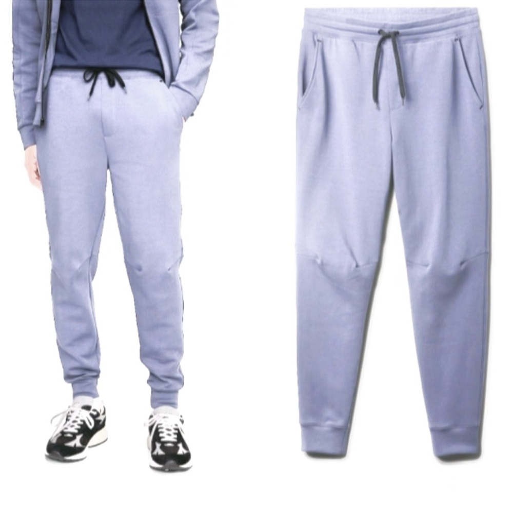 LIKE NEW! GapFit performance tech fleece jogger moto sweatpants - Picture 3 of 16